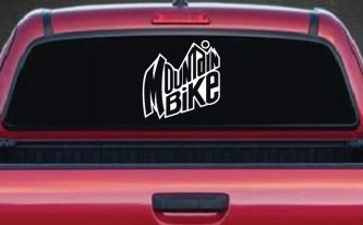 Mountain Bike Sports Car or Truck Window Decal Sticker