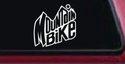 Mountain Bike Sports Car or Truck Window Decal Sticker