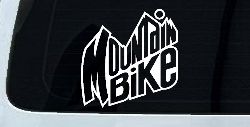 Mountain Bike Sports Car or Truck Window Decal Sticker