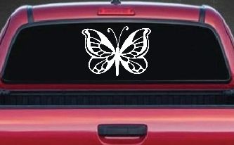 Butterfly Butterflies Car or Truck Window Decal Sticker