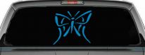 Tribal Butterfly Car Truck Window Vinyl Decal Sticker Decor (Blue)