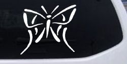 Tribal Butterfly Butterflies Car or Truck Window Decal Sticker