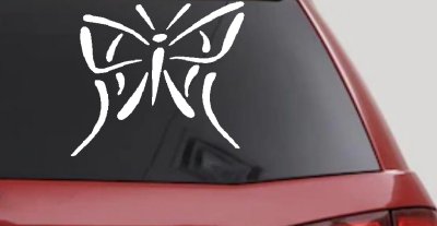 Tribal Butterfly Car Truck Window Vinyl Decal Sticker Decor