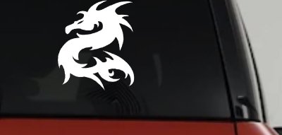 Tribal Dragon Decal for Car Truck Window Vinyl Sticker Art