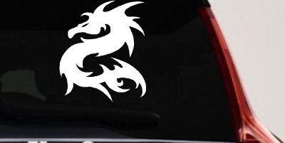 Tribal Dragon Decal for Car Truck Window Vinyl Sticker Art