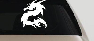 Tribal Dragon Decal for Car Truck Window Vinyl Sticker Art