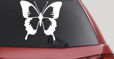 Butterfly Window Decal Sticker for Cars Trucks Vinyl Art