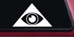 Illuminati Eye Car or Truck Window Decal Sticker