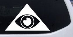 Illuminati Eye Car or Truck Window Decal Sticker