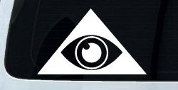 Illuminati Eye Car or Truck Window Decal Sticker