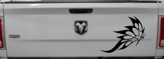 Tribal Butterfly Butterflies Car or Truck Window Decal Sticker (Black)
