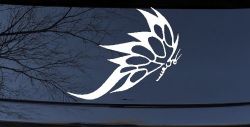 Tribal Butterfly Butterflies Car or Truck Window Decal Sticker