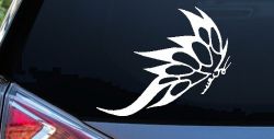 Tribal Butterfly Butterflies Car or Truck Window Decal Sticker