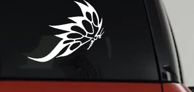 Tribal Butterfly Car Truck Window Vinyl Decal Sticker
