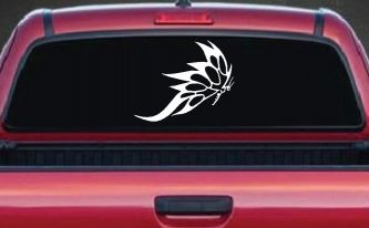 Tribal Butterfly Butterflies Car or Truck Window Decal Sticker