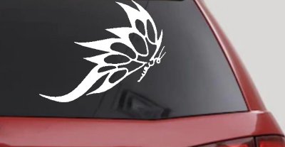Tribal Butterfly Car Truck Window Vinyl Decal Sticker