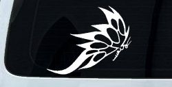 Tribal Butterfly Butterflies Car or Truck Window Decal Sticker