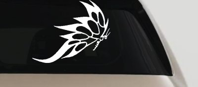 Tribal Butterfly Car Truck Window Vinyl Decal Sticker