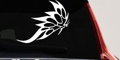 Tribal Butterfly Car Truck Window Vinyl Decal Sticker