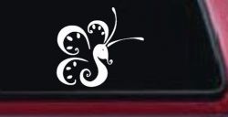 Tribal Butterfly Butterflies Car or Truck Window Decal Sticker
