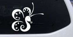 Tribal Butterfly Butterflies Car or Truck Window Decal Sticker