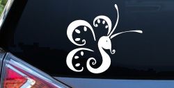 Tribal Butterfly Butterflies Car or Truck Window Decal Sticker