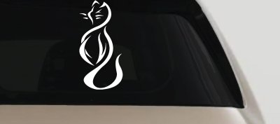 Tribal Cat Decal for Car Truck Window Animal Vinyl Sticker Art