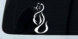 Tribal Cat Animals Car or Truck Window Decal Sticker
