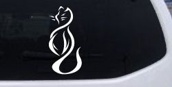 Tribal Cat Animals Car or Truck Window Decal Sticker