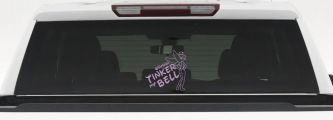 Wanna Tinker My Bell Tinkerbell Car or Truck Window Decal Sticker (Lilac)