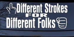 Different Strokes for Different Folks Funny Car or Truck Window Decal Sticker
