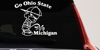 Ohio State Pee On Michigan Decal - Car Truck Window Vinyl Sticker