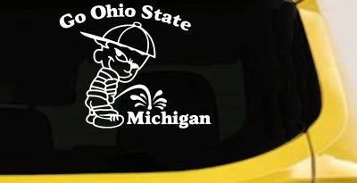 Ohio State Pee On Michigan Decal - Car Truck Window Vinyl Sticker
