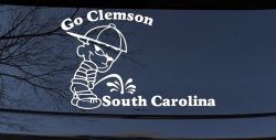 Go Clemson Pee on South Carolina Car or Truck Window Decal Sticker