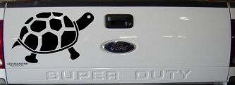 Turtle Car or Truck Window Vinyl Decal Sticker (Black)