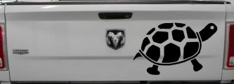 Turtle Car or Truck Window Decal Sticker (Black)
