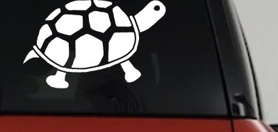 Turtle Car or Truck Window Vinyl Decal Sticker