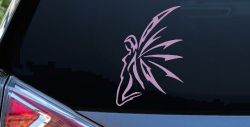 Tribal Fairy Car or Truck Window Decal Sticker (Lilac)