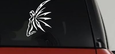 Tribal Fairy Car Truck Window Vinyl Decal Sticker Whimsical Auto Decor