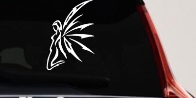 Tribal Fairy Car Truck Window Vinyl Decal Sticker Whimsical Auto Decor