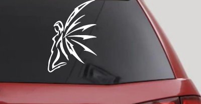 Tribal Fairy Car Truck Window Vinyl Decal Sticker Whimsical Auto Decor
