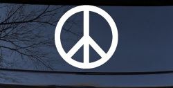 Peace Sign Symbol Car or Truck Window Decal Sticker