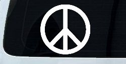 Peace Sign Symbol Car or Truck Window Decal Sticker