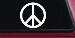 Peace Sign Symbol Car or Truck Window Decal Sticker