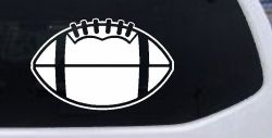 Football Sports Car or Truck Window Decal Sticker