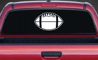 Football Sports Car or Truck Window Decal Sticker
