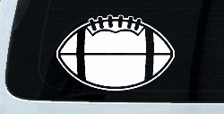 Football Sports Car or Truck Window Decal Sticker