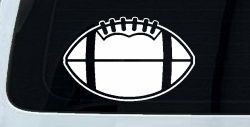 Football Sports Car or Truck Window Decal Sticker