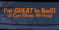 Great In Bed (Orange)