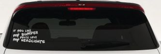 Like My Bumper (White)